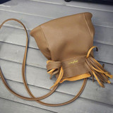 Naivety New Handbag Women Crossbody Shoulder Bag Lady Faux Leather Tassel Tote Purse Satchel S61222 drop shipping
