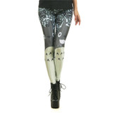 NADANBAO Woman Legging Neighbor Totoro Design Legins Green And White Leggins Printed Women Leggings Women Pants