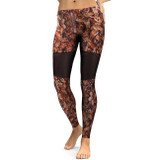 NADANBAO New Style Leggings Women Skull Head Yellow Rose Flower Fitness Leggins 3D Printed High Elasticity Pants Trousers