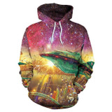 NADANBAO New Style Hiphop Hoodies Galaxy Space 3D Printed Forest Cool Fashion Autumn Sweatshirt Thin Hooded Women Hoodie Bts