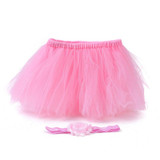 Princess Baby Tutu Skirt Newborn Photography Props Infant Costume Outfit Headband Baby Photography Props Baby Skirt DW986711