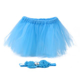 Princess Baby Tutu Skirt Newborn Photography Props Infant Costume Outfit Headband Baby Photography Props Baby Skirt DW986711