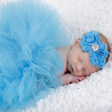 Princess Baby Tutu Skirt Newborn Photography Props Infant Costume Outfit Headband Baby Photography Props Baby Skirt DW986711