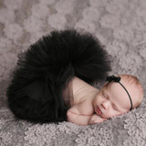 Princess Baby Tutu Skirt Newborn Photography Props Infant Costume Outfit Headband Baby Photography Props Baby Skirt DW986711