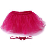 Princess Baby Tutu Skirt Newborn Photography Props Infant Costume Outfit Headband Baby Photography Props Baby Skirt DW986711