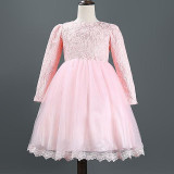 princess baby girls winter dress children autumn clothes long sleeve baby tutu Baptism dress1 year girl baby birthday dresses
