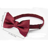 Prevalent Children Bow Tie Baby Boy Kid Clothing Accessories Solid Color Gentleman Shirt Neck Tie Bowknot Dot Free Shipping