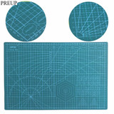PREUP 30*45CM A3 High Quality Double Side PVC Rectangle Grid Lines Self Healing Cutting Mat Tool Fabric Leather Craft DIY tools