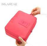 Portable Waterproof Folding Hanging Traveling Toiletry Storage Bag Cosmetic Container Carry Makeup Organizer For Bathroom