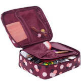 Portable Toiletry Cosmetic Bag Waterproof Makeup Make Up Wash Organizer Zipper Storage Pouch Travel Kit Handbag