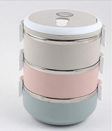 Portable Stainless Steel Japanese Bento Box Gradient Color Thermal For Food With Containers Lunch Boxs For Kids Picnic