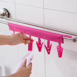 Portable Socks Dry Cloth Pendant Rack Cloth Cutter Business Travel Portable Folding Cloth Hanger Clips hanger hook Cloth Clip