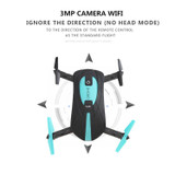 Portable Mini Selfie Drone Pocket Folding Quadcopter Altitude Hold Headless WIFI Camera RC Helicopter Christmas gift kids toys