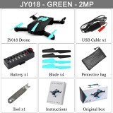 Portable JY018 Foldable Mini Selfie Drone Pocket Folding Quadcopter Altitude Hold Headless WIFI FPV Camera RC Helicopter VS H31