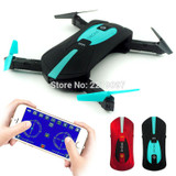Portable JY018 Foldable Mini Selfie Drone Pocket Folding Quadcopter Altitude Hold Headless WIFI FPV Camera RC Helicopter VS H31