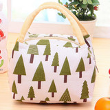 Portable Insulation Package Portable Waterproof Canvas Bag Thermal Lunch Travel Picnic Bag for Women Girls Kids Lunch