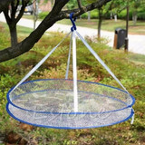 Portable Folding Drying Rack Laundry Sweater Basket Dryer Net Hanging Clothes