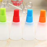 Portable Barbecue Utensil Oil Brush Silicone Liquid Oil Pen Baking Pastry Cake Butter Bread Basting Brush Bakeware Tool DA
