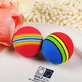 Popular Puppy Dog And Cat Toys Chew Q Rainbow Ball Toys For Cat Pet Products Pet Dog Toys