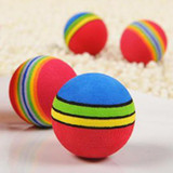 Popular Puppy Dog And Cat Toys Chew Q Rainbow Ball Toys For Cat Pet Products Pet Dog Toys