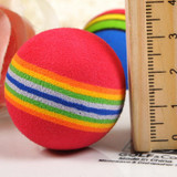 Popular Puppy Dog And Cat Toys Chew Q Rainbow Ball Toys For Cat Pet Products Pet Dog Toys