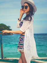 Popular Knit Beach Vacation Mask Cover-ups
