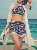 Popular Knit Beach Vacation Mask Cover-ups