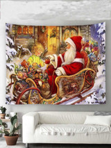 Popular Christmas Trees Santa Claus Blanket