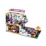 Pop Star Livi's House 644 Pcs Bricks Building Blocks Girls Series Toys For Children Compatible with Legoing Friends 41135