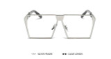 POLYREAL 2017 New Women Oversized Square Sunglasses Men Unique Shield UV400 Gradient Vintage Eyeglasses For Female Male
