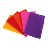 Polyester Felt Fabric Cloth DIY Handmade Sewing Home Decor Material Thickness 1mm Mix Color 10x15cm