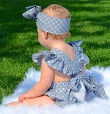 Polka Dot Newborn Baby Girls Clothes Bodysuit Cute Bebes One Pieces Jumpsuit Sunsuit Outfits