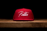 Politics Script Snapback - Red