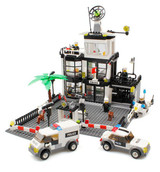 Police Station Building Blocks Toys Compatible Legos City Toys Police Figures Enlighten Bricks Blocks Toy For Boys Birthday Gift