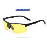 POLARSNOW TR90 Polarized Sunglasses For Men Goggle Driving Sun Glasses Male Eyewear Oculos De Sol Masculino