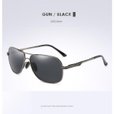 POLARSNOW 2017 Square Sunglasses Metal Frame Men Goggle Polarized Sun Glasses Brand Designer Safe Driving Eyewear Male Oculos