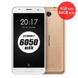 Original Ulefone Power 2 Mobile Phone 5.5" FHD MTK6750T Octa Core Android 7.0 4GB RAM 64GB 16MP 6050mAh Touch ID 4G Smartphone