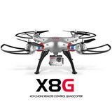 Original Syma X8G 2.4G 6 Axis Gyro 4CH RC Quadrocopter Headless mode Professional Drones with 5MP Camera hd