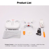 Original SYMA X21W RC Helicopter 2.4G 4CH Remote Control Quadcopter with 720P WiFi FPV Real Time Camera Aircraft Drone Best Gift