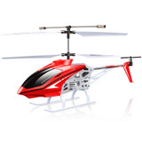 Original SYMA S39 2.4GHz 3CH RC Helicopter with Gyro Led Flashing Aluminum Anti-Shock Remote Control Toy Kids Gift Red/White