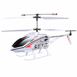 Original SYMA S39 2.4GHz 3CH RC Helicopter with Gyro Led Flashing Aluminum Anti-Shock Remote Control Toy Kids Gift Red/White