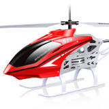Original SYMA S39 2.4GHz 3CH RC Helicopter with Gyro Led Flashing Aluminum Anti-Shock Remote Control Toy Kids Gift Red/White