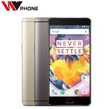 Original Oneplus 3t A3010 LTE 4G Mobile Phone Snapdragon 821 5.5" Android 6.0  6G RAM 64/128G ROM 16MP Fingerprint ID NFC