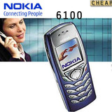 Original Nokia 6100 original unlocked GSM 900/1800/1900 mobile phone Free Shipping  refurbished