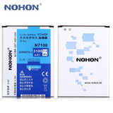 Original NOHON Lithium Battery Bateria For Samsung Galaxy Note 2 Note2 N7100 N719 N7102 EB595675LU 3100mAh Replacement Batterie