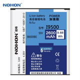 Original NOHON Battery No NFC For Samsung GALAXY S4 SIV I9500 I9508 I9505 I9507V B600BE Replacement Batteries Bateria 2600mAh