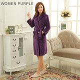 On Sale Men's Classic Kimono Bath Robe Silk Flannel Long Bathrobe Men Winter Warm Robes Male Dressing Gown Mens Lounge Bathrobes