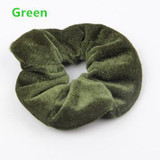 ON SALE 1PCS Women Velvet Hair Scrunchies Elastic Spring Hair Bands Ties Ponytail Holder Hair Accessories Women Girls Head Bands