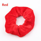 ON SALE 1PCS Women Velvet Hair Scrunchies Elastic Spring Hair Bands Ties Ponytail Holder Hair Accessories Women Girls Head Bands