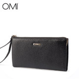 OMI Women's wallet Women's bag Female's purse ladies' long wallet genuine leather purse famous designer brand luxury Clutch 2017